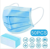 3-Ply Disposable Face Masks - 50 Pack