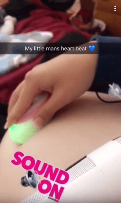 "My little Man's Heartbeat"