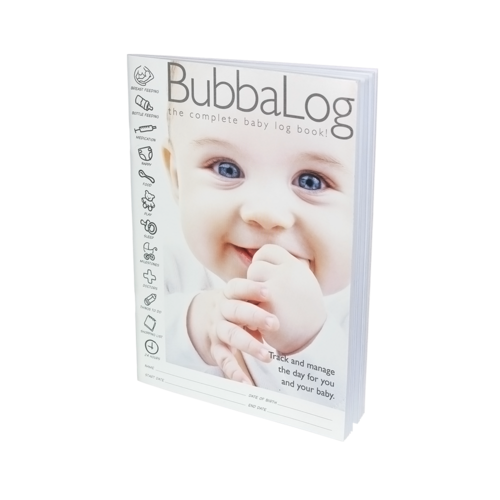 An all-in-one baby daily log book