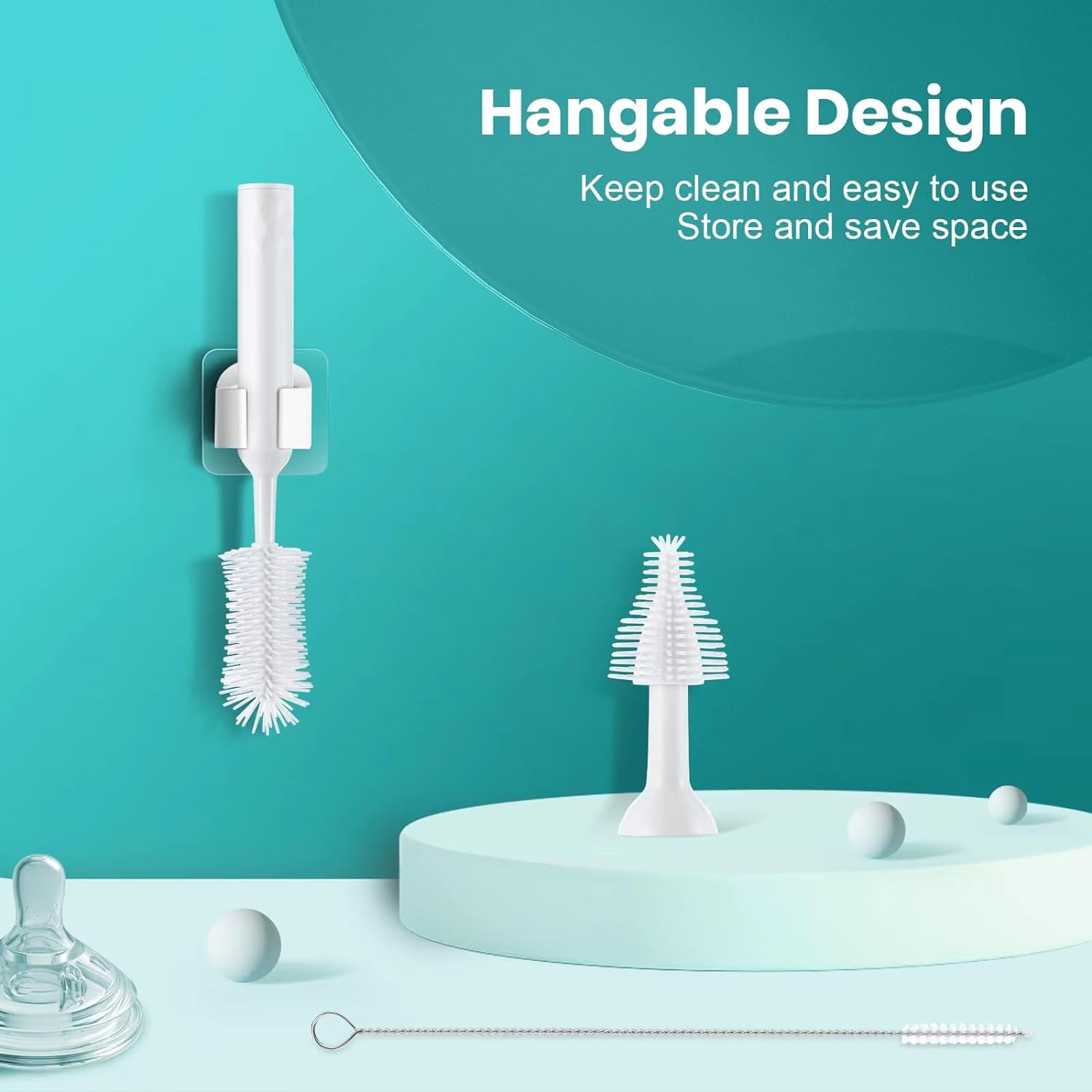 Rechargeable Baby Bottle Brush