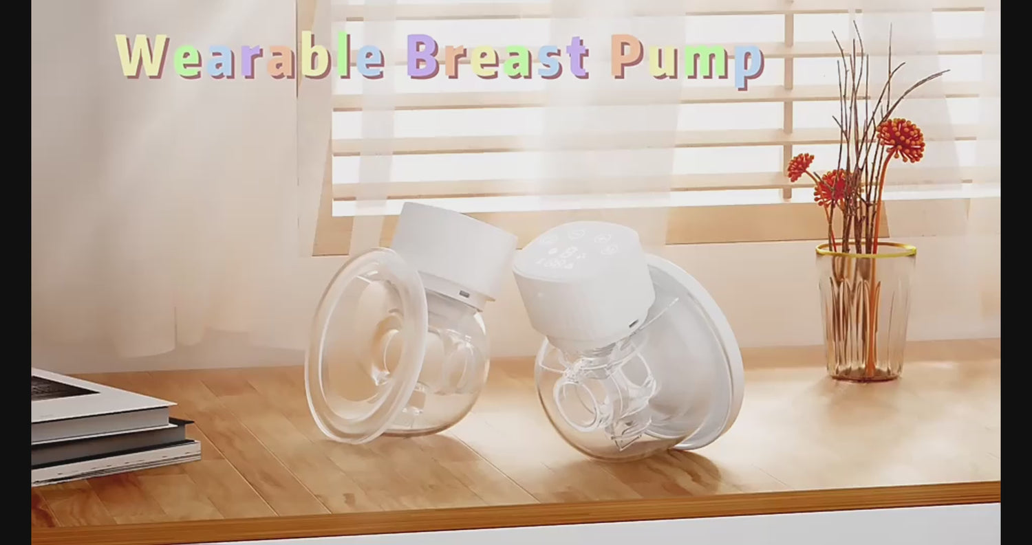 BabyHeart HiFlow Wearable Electric Breast Pump - FDA Cleared