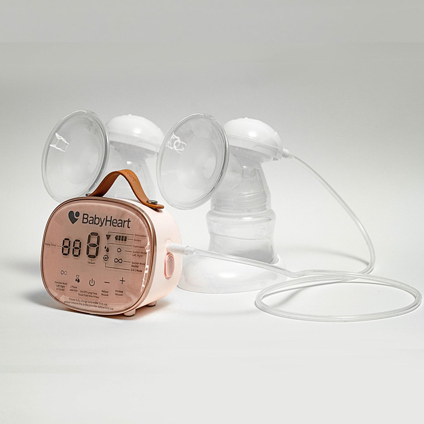 BabyHeart’s double electric breast pump unit and pumps
